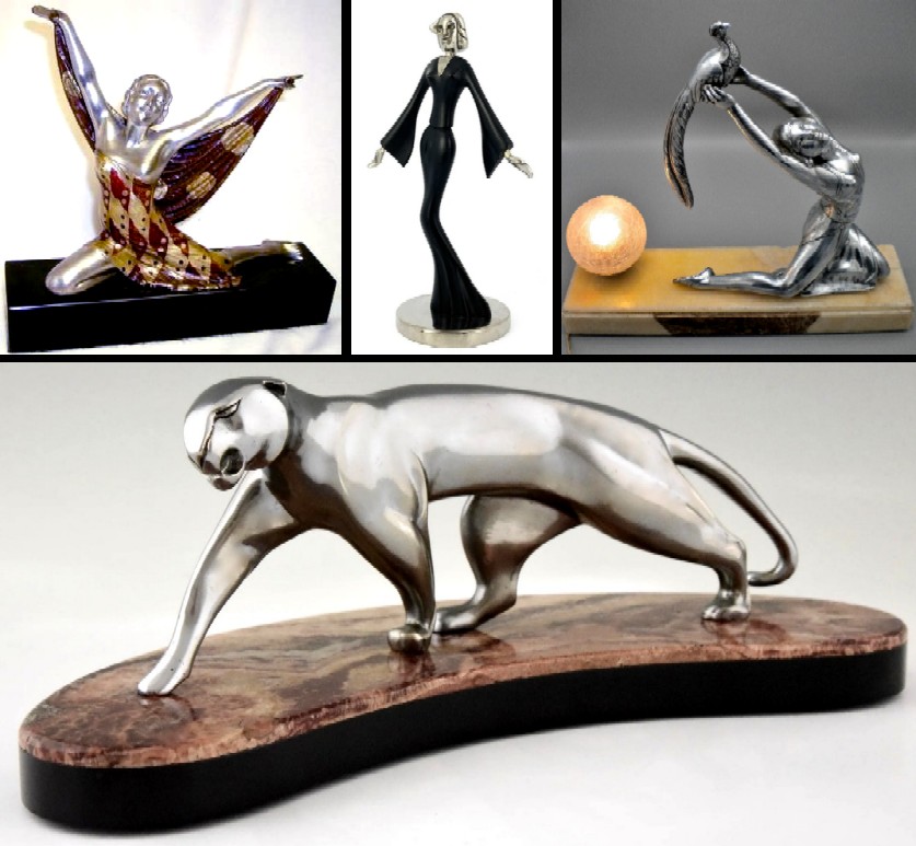 Nickel Plated Statues